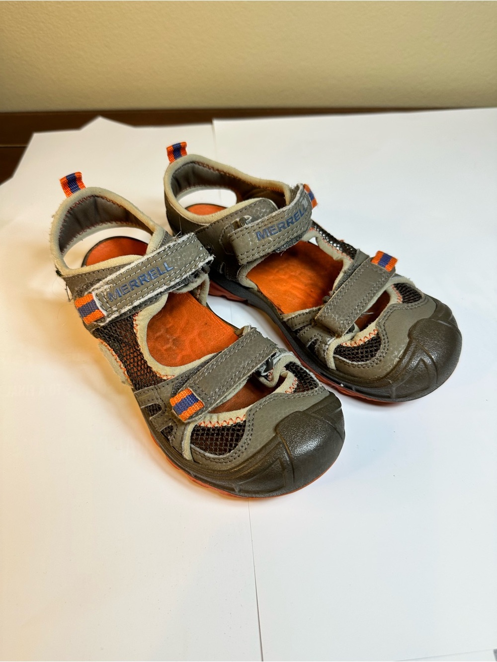 Merrell Kids' Hydro Rapid Outdoor Sandals with Orange Insole